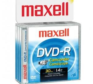 Mini DVD-R MAXELL 8cm1.4GB TRAVELPACK 4buc/P, QDVD-RMX1.4GBTP4