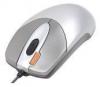 Mouse optic; 3but+1wheel, buton dublu click, rezolutie  800 DPI,  ARGINTIU;