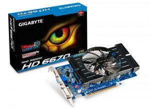 Placa vide Cigabyte  GV-R667OC-1GI PCIE 2.1 1GB DDR3 Radeon HD 6670 128BIT ATX HDMI, D-SUB, DVI-D GI, V_R667OC-1GI