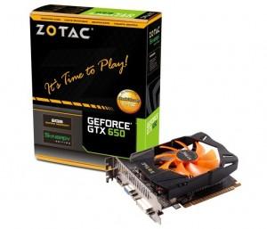 Placa Video ZOTAC GeForce GTX650, 2GB DDR5, 128 bit, VGA, DVI, HDMI, FAN, ZT-61013-10M