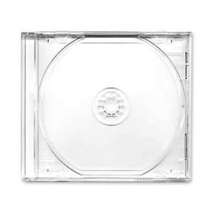 Carcasa 1 CD slim transparent, QBOXCDROSLTR