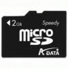 Card Memorie A-Data microSD 2GB Clasa 2 cu reader, AUSD2GZ-RM3BKBL