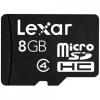 Card memorie Lexar MicroSDHC 8GB si adaptor, LSDMI8GBASBEUA