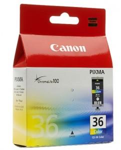 CARTUS CANON CLI-36 COLOUR INK JET COLOR, 1511B001