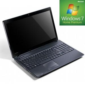 Laptop Acer Aspire 5736Z-452G32Mnkk 15.6 HD LED, Intel Dual Core T4500 (2.3 Ghz), 2 GB DDR3 1066Mhz, 320 GB HDD, Intel HD Graphics 128 Mb, DVD-RW, 2-in-1 CR, Web 1.3M, 6-cell, HDMI, Black, Microsoft Windows 7 Home Premium, Negru