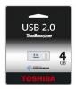 USB FLASH DRIVE TOSHIBA 4GB USB 2.0 SURUGA WHITE, THNU04SIPWHITE