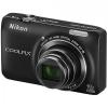 Aparat foto digital Nikon COOLPIX S6300, 16MP, Black, VMA931E1