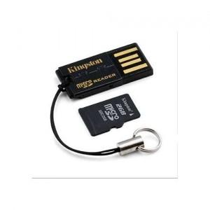Card memorie Kingston Micro SDHC 2GB, SD Adapter, USB Reader