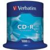 Cd-rom verbatim 43411p 100 cake box, 48x extra