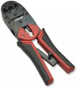 Universal Modular Plug Crimping Tool Intellinet For RJ45, RJ12 and RJ11 modular plugs, 211048