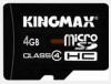 Card de memorie Kingmax MicroSD 4GB + Adaptor SD  SDHC Clasa 4  4GBmicrokingx2