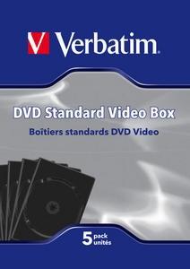 Empty Standard DVD Cases Verbatim 5 Buc 49993