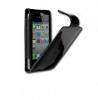 Husa CYGNETT iPhone 4 case Glam, Black patent leather flip, CY0093CPGLA