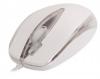 Mouse A4Tech OP-3D-3, 2X Click Optical Mouse USB (White), OP-3D-3-W-USB