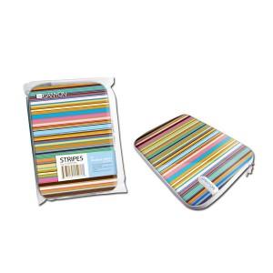 Bag CANYON CNL-NB10S Sleeve for notebooks 10 Inch, White with Color Stripes