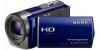 Camera video sony hdr-cx130l blue, 3 inch clear photo lcd