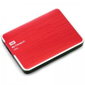Hard disk extern Western Digital My Passport Ultra 500GB Red USB 3.0 WDBPGC5000ARD