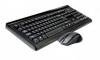 Kit tastatura + mouse  wireless usb padless a4tech