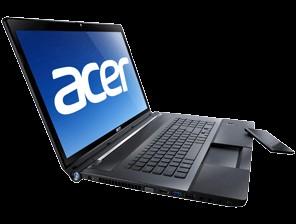 Laptop Acer Aspire Ethos AS8951G-2678G75Bikk 18.4 Inch Full HD LED Borderless cu procesor Intel Core i7 2670QM 2.2GHz (3.1GHz turbo), 2x4GB DDR3, 750GB (5400), NVIDIA GeForce GT 555M 2G-DDR3, Windows 7 Home Premium 64-bit, Black, LX.RJ202.173