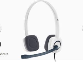 Stereo Headset Logitech H150 Cloud white, 981-000350