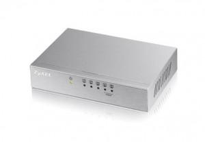 Switch ZyXEL ES-108A V2, 5 port, Fast Ethernet, Auto-MDI/MDIX, Non Blocking, 2K Mac Addresses, Metal Case, ES-108AV2-EU0101F