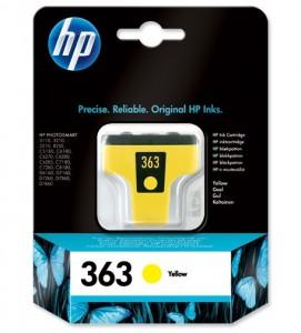 Cartus cerneala HP 363 Yellow Ink Cartridge, C8773EE