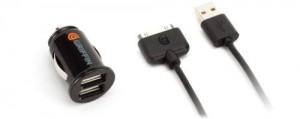 Incarcator auto GRIFFIN PowerJolt Dual Micro charger for iPhone and iPod (1A x 2 USB), GC23110