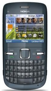 Telefon mobil Nokia C3, Graphite, 28151