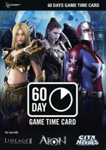 Joc NCsoft 60 Day Game Time Card pentru PC, NCS-PC-60PREPAI