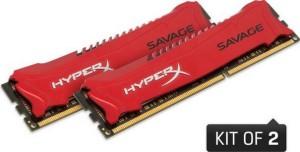 MEMORIE KINGSTON XMP HyperX Savage KING, DIMM, 8GB, DDR3, 2400MHz, Non-ECC, CL11, DIMM (Kit of 2), HX324C11SRK2/8