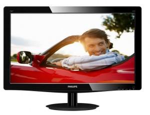 Monitor LCD PHILIPS 196V3LSB5/00 (18.5", 1366x768, 1000:1, 170/160, 5ms, VGA/DVI) Black, 196V3LSB5/00