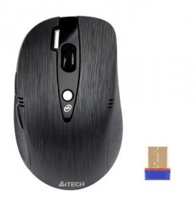Mouse A4Tech G10-660L, X FAR Glass Run G10 mouse USB (Brushed Black), G10-660L