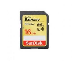 SD Card Extreme SDHC SanDisk, 16 gb, Class 10, SDSDXN-016G-G46