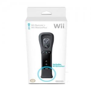 Wii Remote Controller Black + Wii Motion Plus Black - pachet ce contine ambele accesorii cu culoarea neagra HPC251