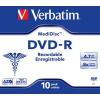 DVD-R 8X 4.7GB AZO MEDIDISC JEWEL CASE 10, 94905