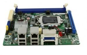 Placa de baza server Socket-1155 INTEL S1200KP Kenosha Pass iC206 (mini-ITX, 2xDDR3, 2xGbitLAN, RAID/SATA II/SATA III, DVI), supports Intel HD Graphics P3000, DBS1200KP