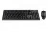 Wired kit tastatura+mouse a4tech, ps2, black,