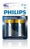 Baterie philips extreme life+ 2 buc-blister d cell