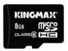 Card memorie kingmax micro-sdhc 8gb - class 6 sd