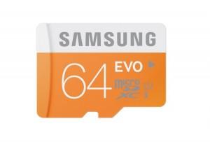 Card memorie Samsung micro SD EVO, 64GB, Class10, UHS-1 Grade1Up to 48MB/S, MB-MP64D/EU