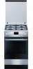 Aragaz Hansa FCMX59229, 4 arzatoare gaz, cuptor electric, grill, rotisor, inox