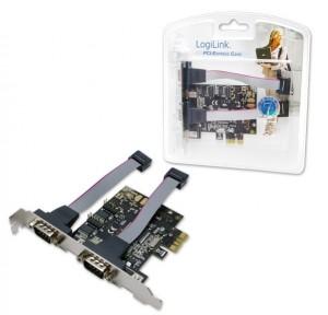 Card Logilink PCI-Express adaptor la 2 x RS232, PC0031