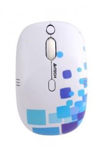 Mouse A4TECH G9-550FX-1, V-Track Wireless G9 Mouse, USB (Blue Cubic), G9-550FX-1
