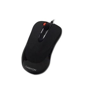 Mouse CANYON CNR-MSO04 (Cable, Optical 800dpi,4 btn,USB), Black, CNR-MSO04N