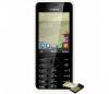 Telefon Nokia 301, Dual Sim, alb, NOK301DWHT