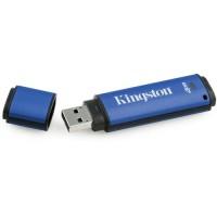 USB 2.0 Flash Drive 4GB DT Vault w/256bit AES Hardware-Based Encryptio KINGSTON