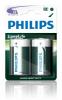 Baterie  philips longlife r20 d, 2-blister