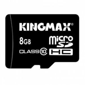 CARD MEMORIE KINGMAX MICRO-SDHC 8GB - CLASS 10 SD ADAPTOR KINGMAX - KM08GMCSDHC10