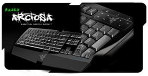 Gaming Keyboard  Razer Arctosa Silver, Fully-programmable keys,  RZ03-00260100-R3M1