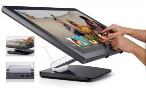 Monitor Dell S2340T 23 inch multi-touch, Wide LED, 1920x1080, 250cd/mp, 8000000:1, 178/178, 16.7mil, 7ms, DMS2340T-05